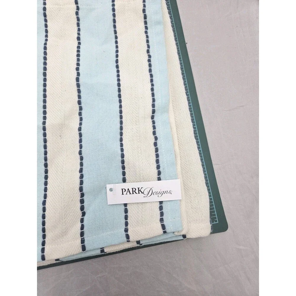 Park Designs Dockside Stripe Valance Curtain 72 in x 14 in - One Valance